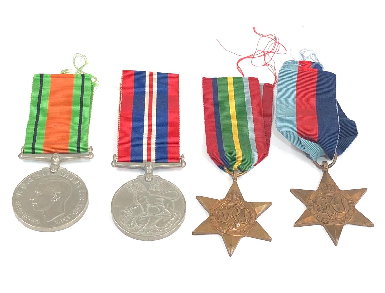 4 ww2 medals and ribbons inc pacific star