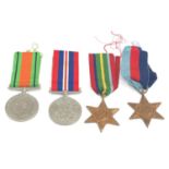 4 ww2 medals and ribbons inc pacific star