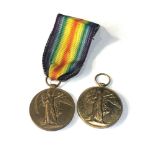 2 ww1 victory medals to 55326 pte w.b rowlinson machine gun corp and 012786 ptew.j.sansome army