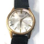 Vintage gents Seiko automatic diashock 17 jewel wristwatch 6601-1990 the watch is ticking but no