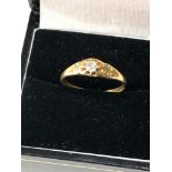 18ct gold diamond ring 2.6g