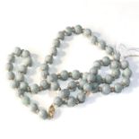 14ct gold jade necklace
