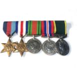 ww2 mounted medal group territorial named to t.78998 driver a.o.gara r.a.s.c