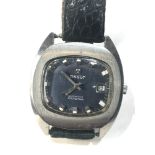 Vintage gents Tissot automatic seastar wristwatch the watch is not ticking no warranty is given