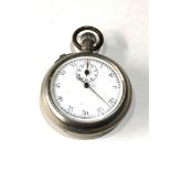 Military centre second stop watch large broad arrow it does tick but no warranty is given