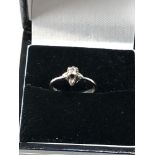 18ct white gold diamond ring 1.8g
