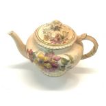 Royal Worcester blush ivory teapot in good condition