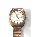 Vintage gents Montine automatic 25 jewel wristwatch the watch is ticking but no warranty is given