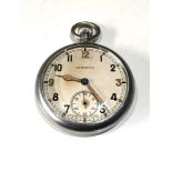 Leonidas WW2 military Pocket Watch G.S.T.P U7703 it winds and ticks but no warranty is given