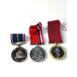 3 military medals inc national service cold war and r.e.m.e