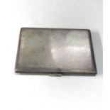 Antique engine turned cigarette case weight 170g