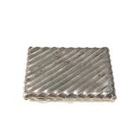 Antique silver cigarette case weight 94g