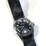 Vintage gents wristwatch Oris parts spares or repair case measures without lugs 28mm