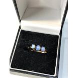 Vintage 9ct gold opal ring