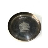 Vintage queens jubilee dish measures approx 12.5cm dia weight 100g