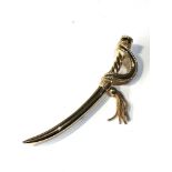 Christian Dior cutlass brooch measure approx 12cm in good condition