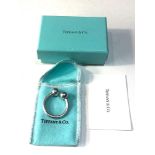 Tiffany & Co sterling silver Key Chain Horseshoe Loop original boxed