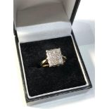 9ct gold diamond ring weight 3.1g