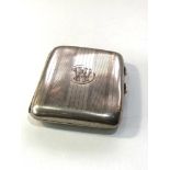 Antique silver cigarette case 90g