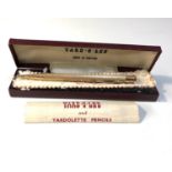 Boxed yard o led rolled gold pencil engraved initials name