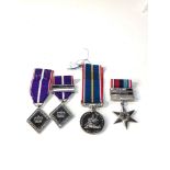 4 military medals inc national service for god and country