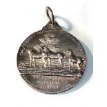 Large 1930 silver horse breeding society medal