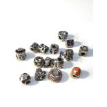 14 silver pandora charms