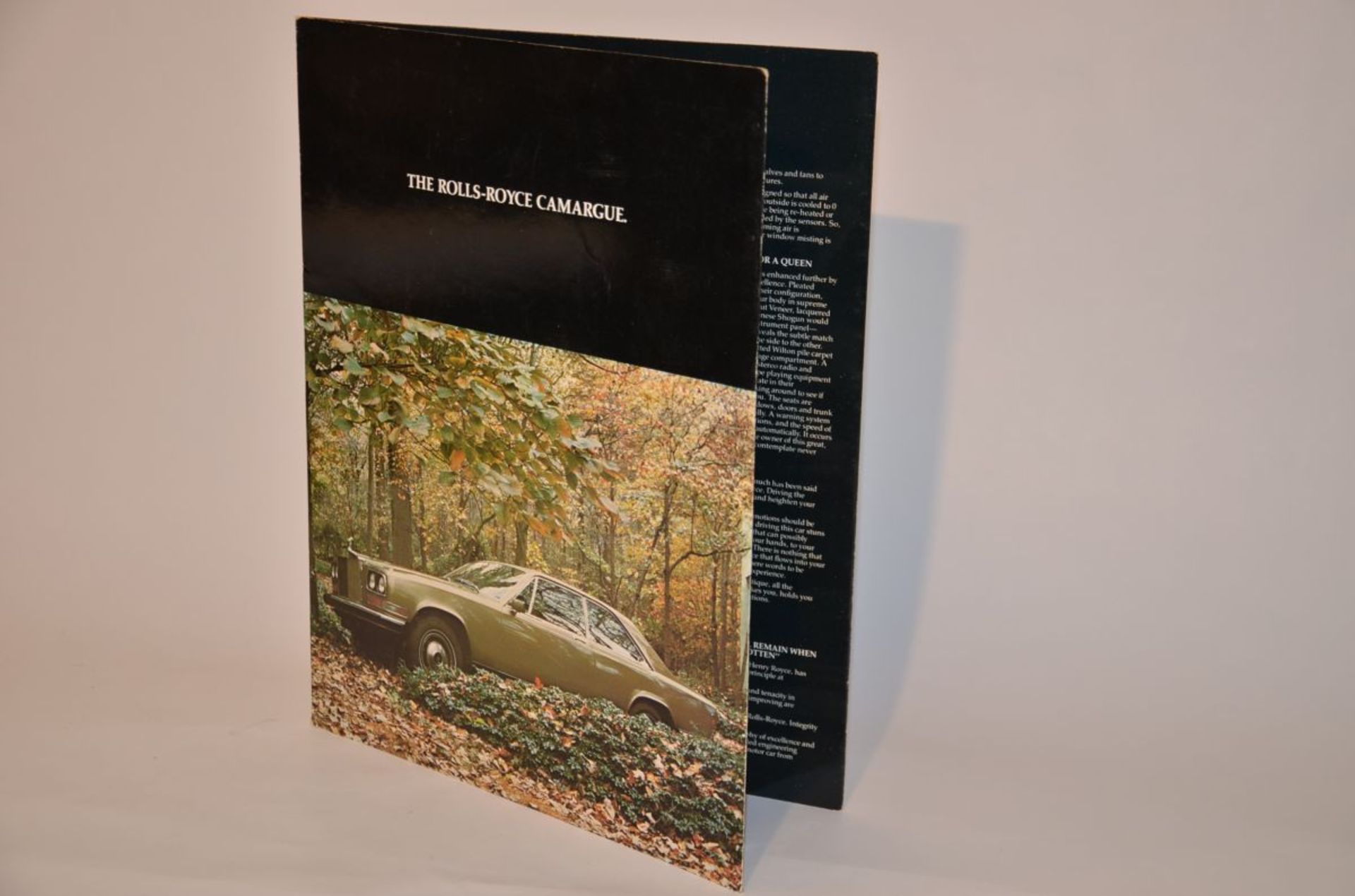 "The Rolls-Royce Camargue" 1976 color brochure