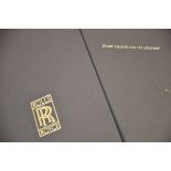 "Every Legend has its Mystery" Rolls-Royce brochure