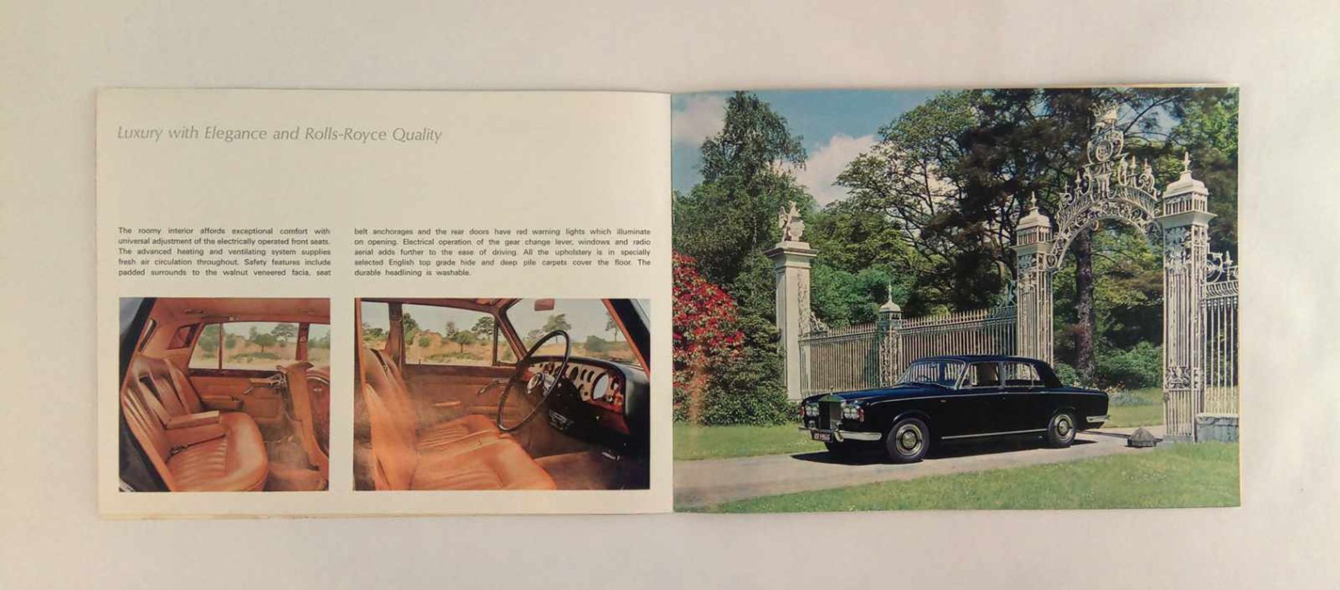 Rolls-Royce "Silver Shadow and Bentley "T Series" brochure - Image 3 of 5