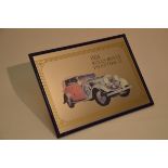 "1934 Rolls Royce Phantom 11" printed glass mirror