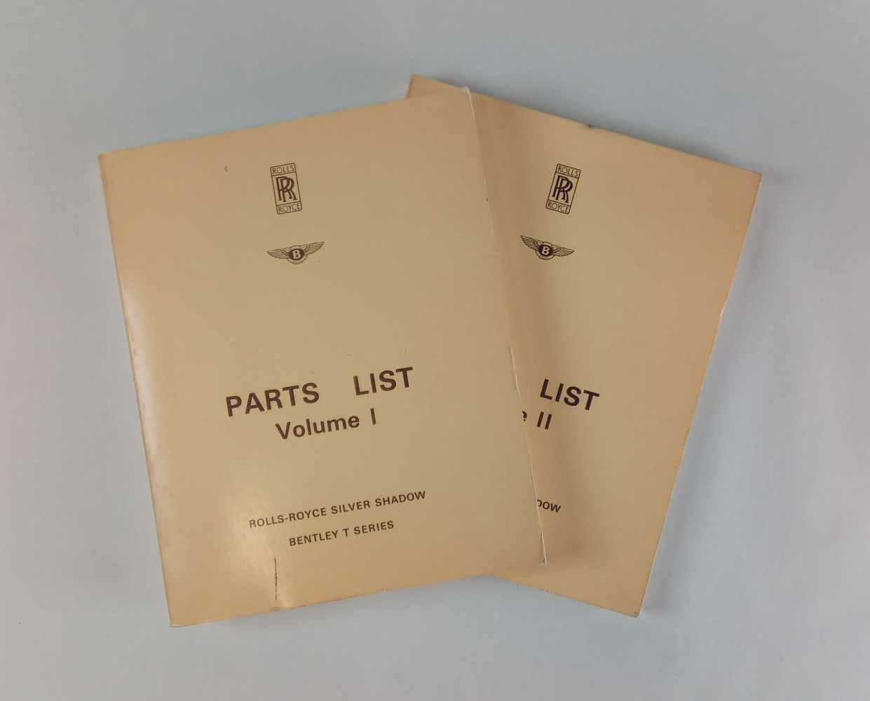 2 volume parts list, 1981 reprint