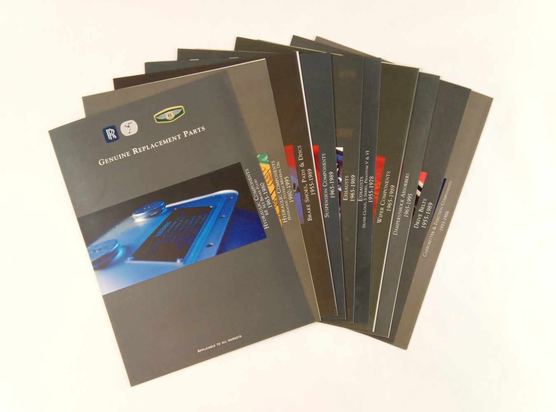 10 Rolls-Royce and Bentley Replacement Parts catalogs