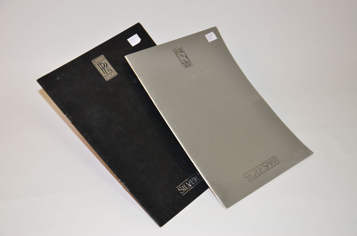 2 brochures "Silver Spur" & "Silver Spirit (In German)"