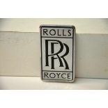 Vintage Rolls-Royce screw mounted emblem badge