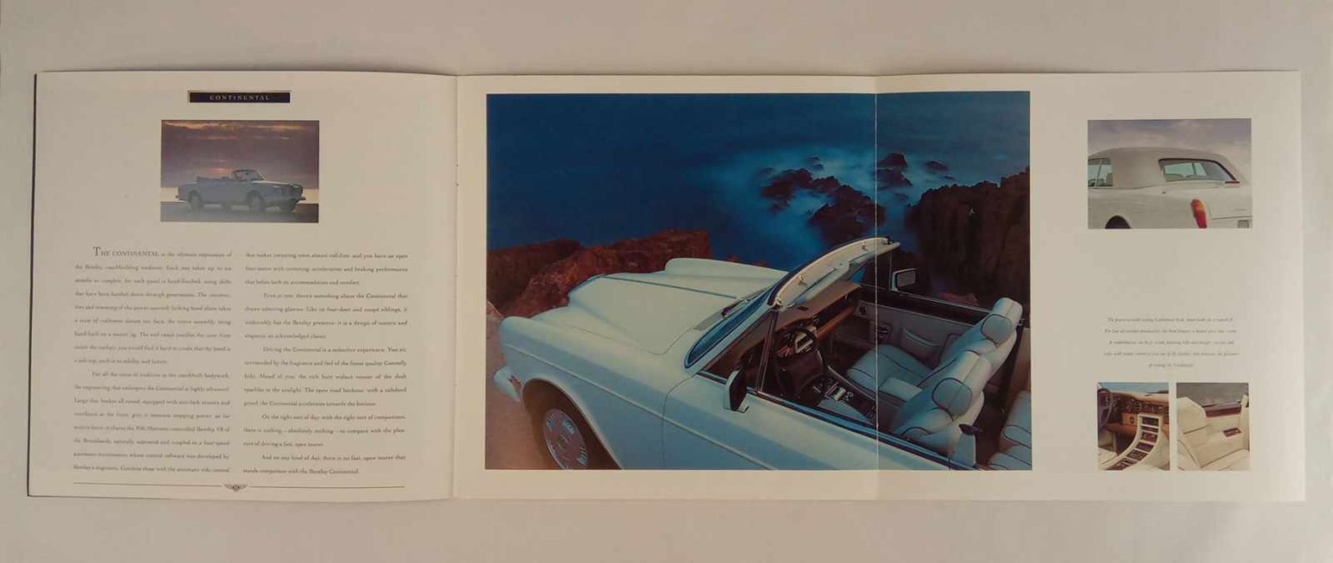 1992 Bentley brochure & 4 Bentley information sheets - Image 3 of 4