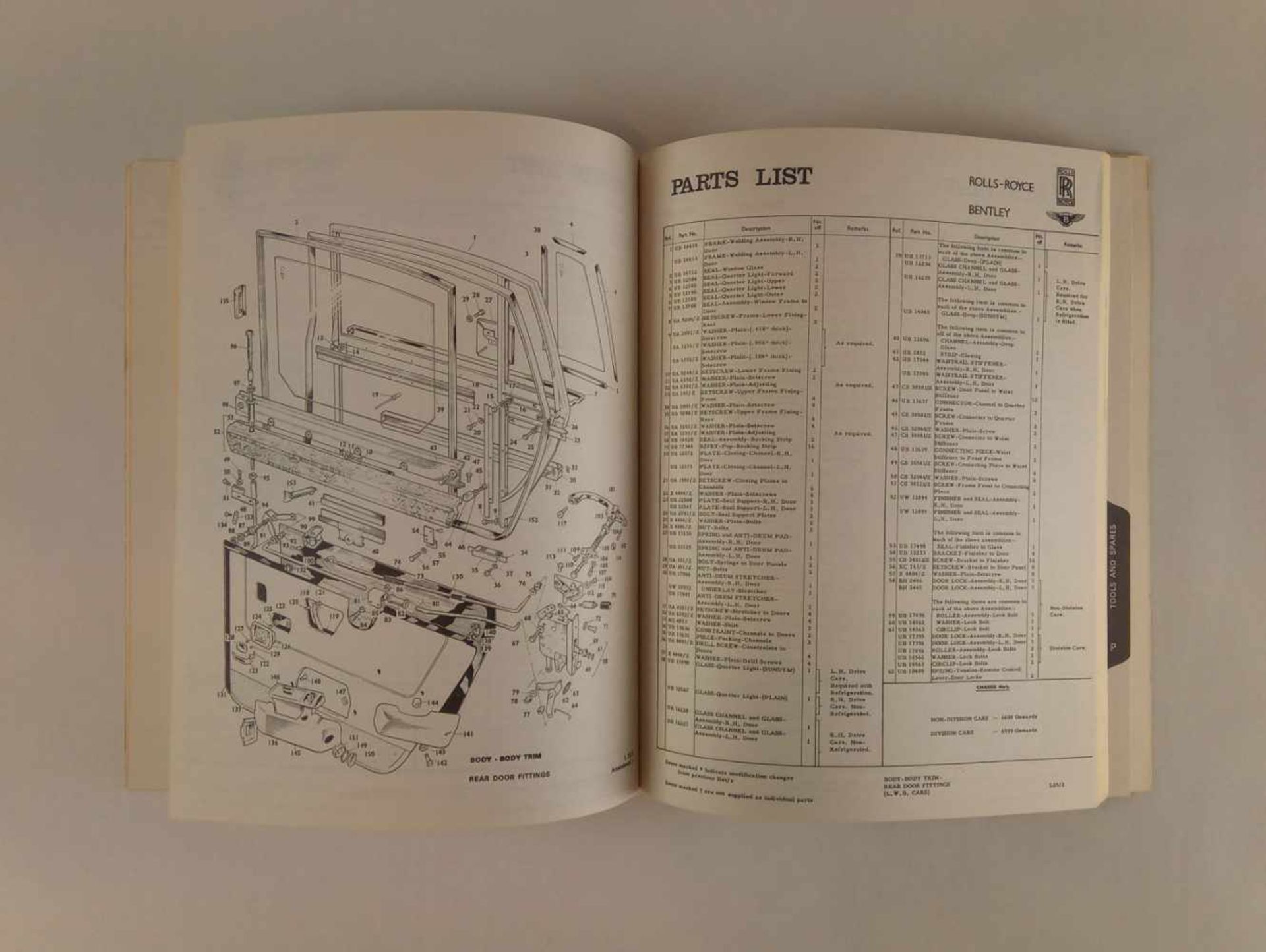 2 volume parts list, 1981 reprint - Bild 3 aus 4