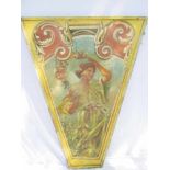 Linen carousel ceiling panelLinen carousel ceiling panel from ca. 1920. Good condition. 184 x 147