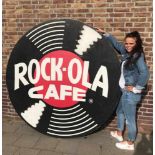 Rock-Ola Cafe Heavy Gauge Metal Sign - XXLamazing sign of Rock-Ola Cafe, this fantastic but huge