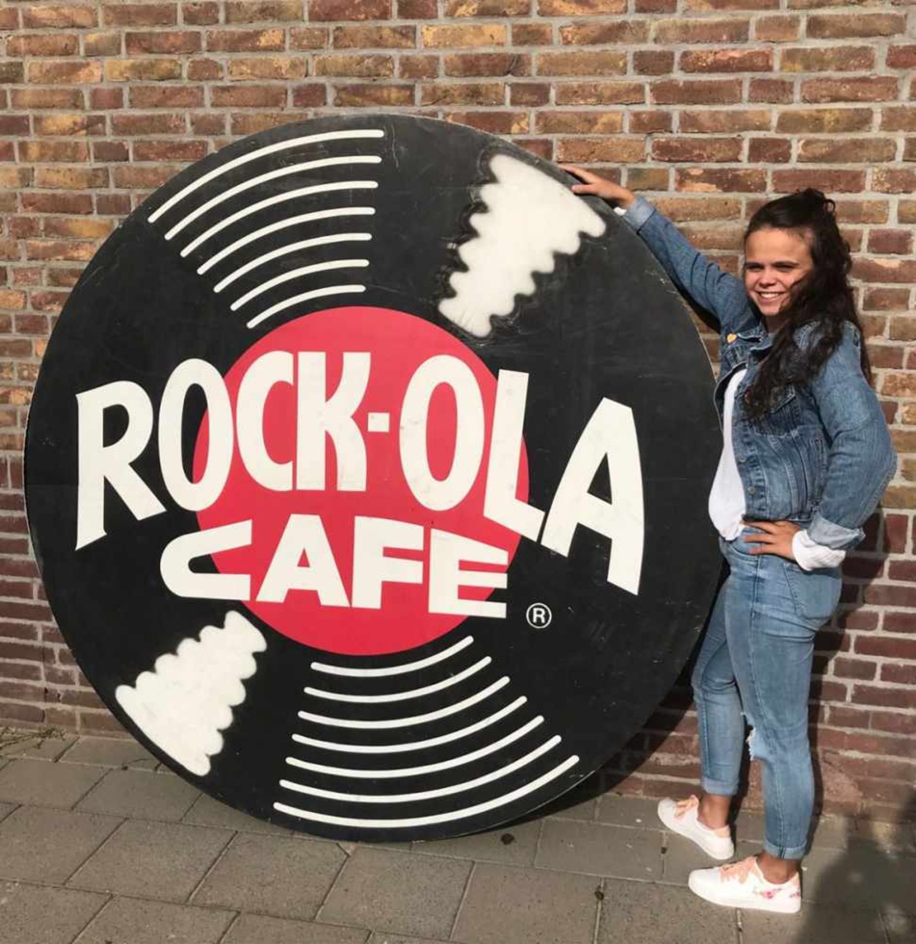 Rock-Ola Cafe Heavy Gauge Metal Sign - XXLamazing sign of Rock-Ola Cafe, this fantastic but huge