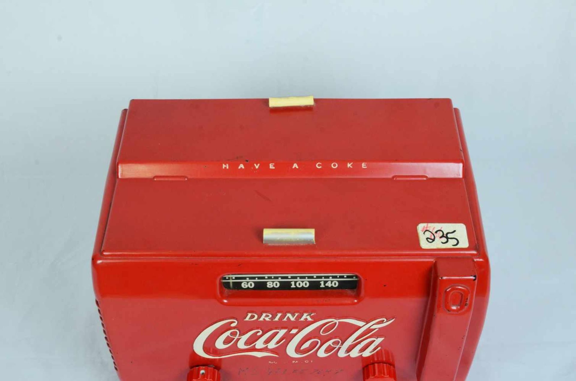Vintage Coca-Cola radioVintage, Coca-Cola radio in average condition. Radio turns on and appears - Bild 2 aus 8