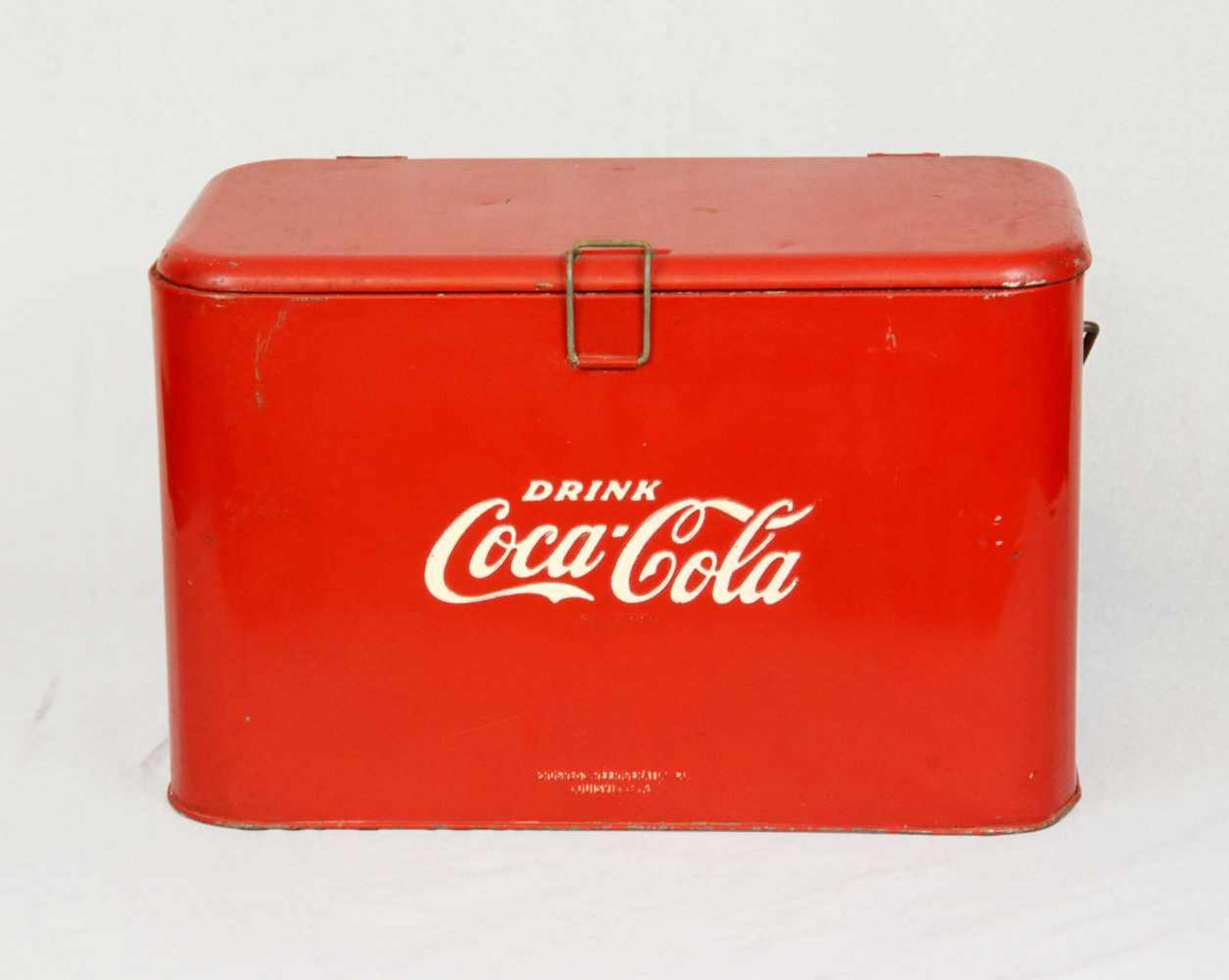 Original Coca-Cola cooler boxOriginal, metal Coca-Cola cooler/refrigeration box. It's in very good