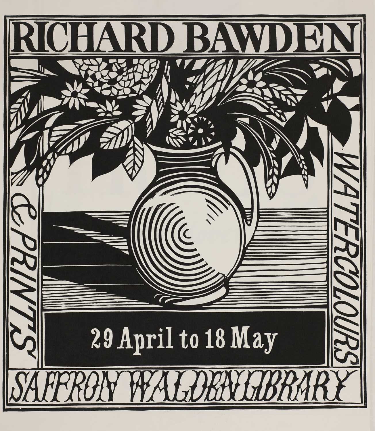 Exhibition poster for Richard Bawden at the Church Street Gallery, Saffron Walden - Image 8 of 8