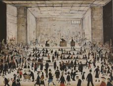 *After Laurence Stephen Lowry RA (1887-1976)