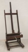 A large artist's easel