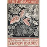 Exhibition poster for Richard Bawden at the Church Street Gallery, Saffron Walden