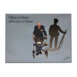 Once a Hero, Always a Hero Print on canvas