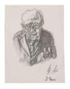 Captain Tom Moore pencil drawing