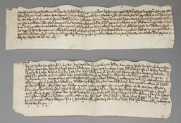 Four C17 Indentures, Ref: NORFOLK & SUFFOLK: