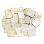 A collection of c80 parchments,
